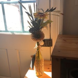 ✨MOVING SALE✨ Wildflower-bottle decor piece 🌻